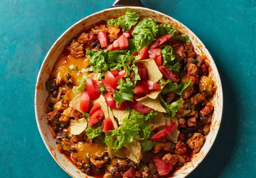 Skillet Taco Pie Recipe