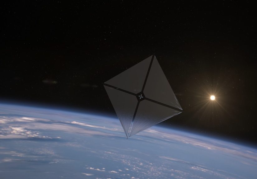 Watch NASA’s Solar Sail Reflect Brightly In The Night Sky