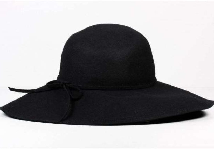 Wool Felt Wide Brimmed Hat