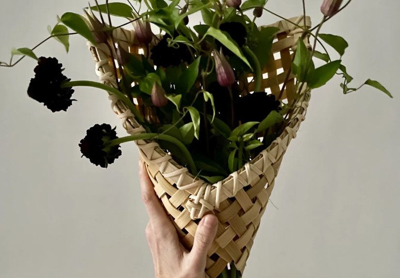 Woven Flower Sleeve Beginner Basket Weaving Kit